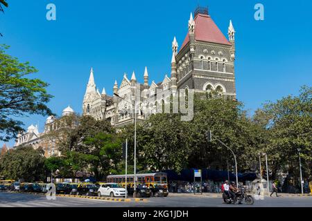 Bâtiment oriental ; Fontaine Flora, Humatma Chowk, Bombay, Mumbai, Maharashtra, Inde Banque D'Images