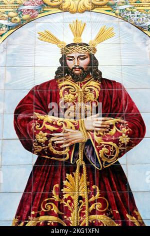 Cathédrale de Jerez de la Frontera. Jésus-Christ. Espagne. Banque D'Images
