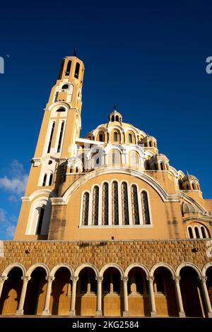 Cathédrale Saint Paul melkite (catholique grecque), Harissa, Liban Banque D'Images