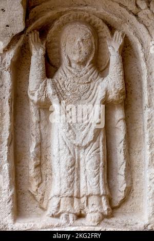 Cathédrale Santa Maria Maggiore, Barletta, Puglia, Italie. Grugeage Banque D'Images