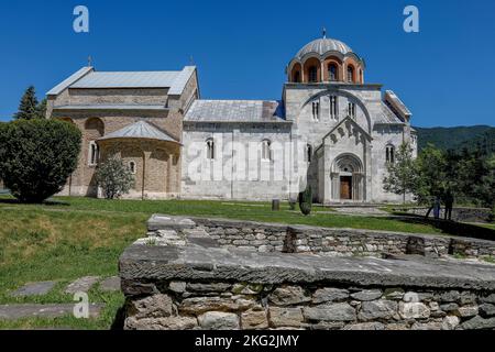 Monastère orthodoxe de Studenica, Serbie Banque D'Images
