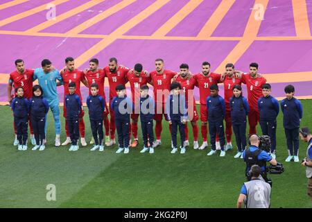 Doha, Qatar. Match de la coupe du monde de la FIFA 3 Angleterre contre, Iran. 21st novembre 2022. Credit: Fabideciria / Alamy Live News Banque D'Images