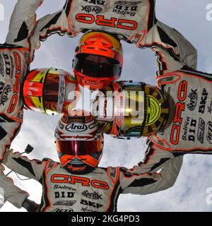 Alex Palou, pilote de course espagnol, conduit pour Chip Ganassi Racing dans la série American IndyCar. Banque D'Images