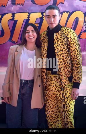 Rome, Italie. 21st novembre 2022. Federica Abbate et Michele Bravi participent au photocall de 'Strange World - un Mondo Misterioso' sur 21 novembre 2022 à Rome, en Italie. Credit: dpa/Alay Live News Banque D'Images