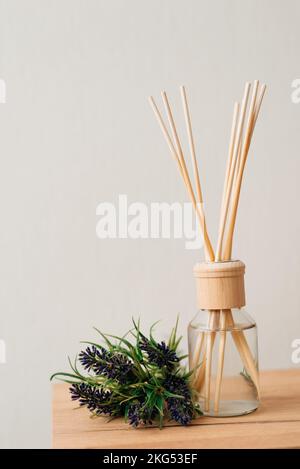 Bâton de parfum de lavande pour la chambre ou la maison. Banque D'Images