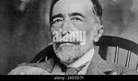 JOSEPH CONRAD (1857-1924) romancier anglo-polonais vers 1915 Banque D'Images