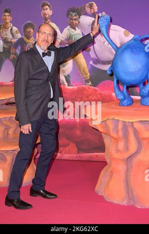 Rome, Italie. 21st novembre 2022. Roy Conli assiste au tapis rouge de la première du film 'Strange World un mondo misterioso' au cinéma Space Moderno. Crédit : SOPA Images Limited/Alamy Live News Banque D'Images