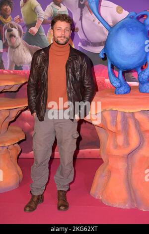 Rome, Italie. 21st novembre 2022. Ludovico Terzigni assiste au tapis rouge de la première du film 'Strange World un mondo misterioso' au cinéma Space Moderno. Crédit : SOPA Images Limited/Alamy Live News Banque D'Images