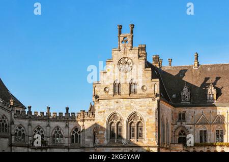 Belle Schloss Bentheim à Bad Bentheim, Basse-Saxe, Allemagne Banque D'Images