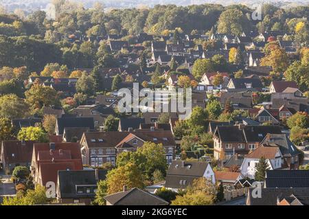 Belle ville de Bad Bentheim, Basse-Saxe, Allemagne Banque D'Images