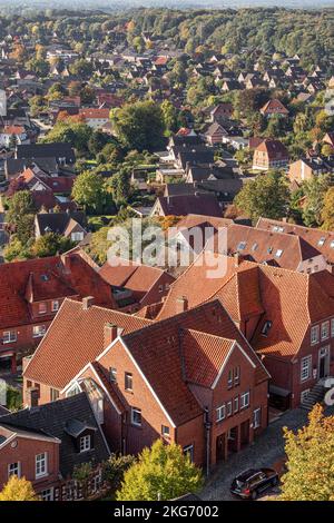 Belle ville de Bad Bentheim, Basse-Saxe, Allemagne Banque D'Images