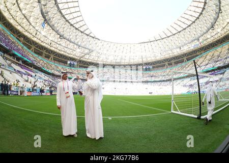 Lusail, Qatar. 22 novembre 2022. Lusail, Qatar. 22nd novembre 2022. Stade Lusail lors du match de la coupe du monde Qatar 2022, groupe C, date 1, entre l'Argentine et l'Arabie Saurita a joué au stade Lusail le 22 novembre 2022 à Lusail, Qatar. (Photo par Bagu Blanco / PRESSINPHOTO) crédit: PRESSINPHOTO SPORTS AGENCY/Alay Live News crédit: PRESSINPHOTO SPORTS AGENCY/Alay Live News Banque D'Images