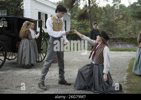 Année des petites femmes : 2019 Etats-Unis Directeur : Greta Gerwig Saoirse Ronan, Timothée Chalamet Banque D'Images