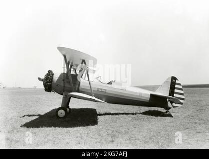 Boeing Staarman modèle 75 entraîneur militaire, PT-13B. 1939 Banque D'Images