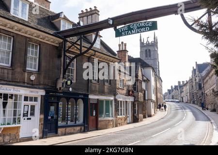 La ville de Stamford dans le Lincolnshire, Royaume-Uni Banque D'Images