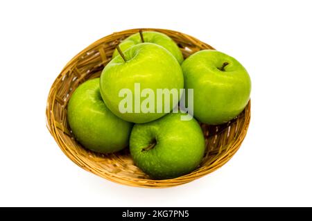 Pommes vertes, source de santé et de saveur Banque D'Images