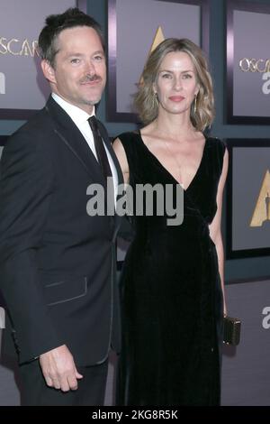 Century City, États-Unis. 19th novembre 2022. LOS ANGELES - 19 NOVEMBRE : Scott Cooper, Jocelyn Cooper aux 13th Governors Awards à l'hôtel Fairmont Century Plaza sur 19 novembre 2022 à Century City, CA (photo de Katrina Jordan/Sipa USA) crédit : SIPA USA/Alay Live News Banque D'Images