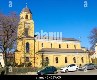 L'Église évangélique de Saint Peter et Paul à Frantiskovy Lazne a été conçu par Karel Haberzettl en 1880. (Photo CTK/Jan Rychetsky) Banque D'Images