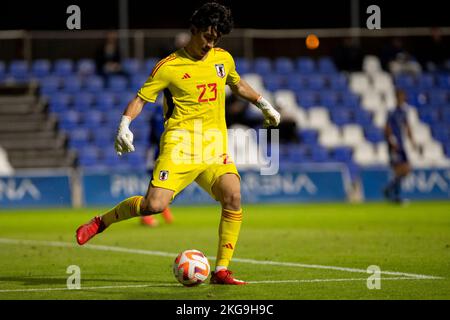 KOBAYASHI MASATAKA, FRANCE U20 vs JAPON U20, hommes, match amical, Wek de football, Pinatar Arena football Center. Espagne, région de Murcia, San Pedro del Banque D'Images