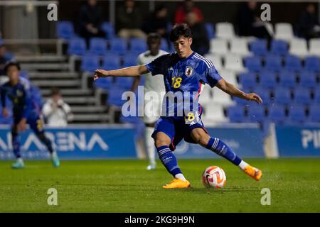 KUMATA NAOKI, FRANCE U20 vs JAPON U20, hommes, friendly Match, football Wek, Pinatar Arena football Center. Espagne, région de Murcia, San Pedro del Pinat Banque D'Images