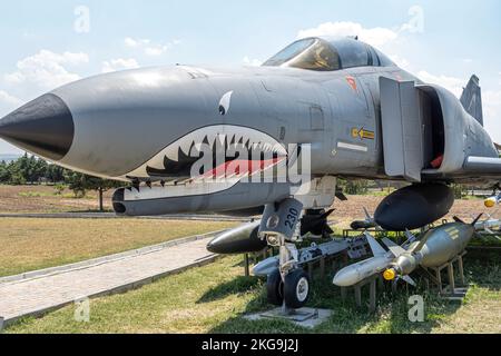 McDonnell Douglas F-4 Phantom II - un tandem américain à deux places, deux moteurs, tous temps, intercepteur de jet supersonique à longue portée et chasseur-bombardier Banque D'Images