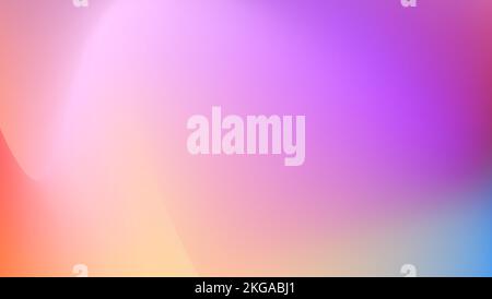 Illustration vectorielle d'un arrière-plan holographique abstrait flou dans des tons pastel fluo Illustration de Vecteur