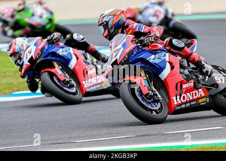 Melbourne, Australie. 19 novembre 2022. Sur la photo, Xavi Vierge au Championnat du monde de Superbike. Banque D'Images