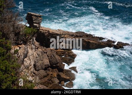 Randonnée le long de la côte de l'Algarve d'Igrina à Sagres Banque D'Images