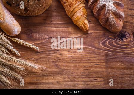 copyspace image loafs de pain et baguettes version horizontale Banque D'Images