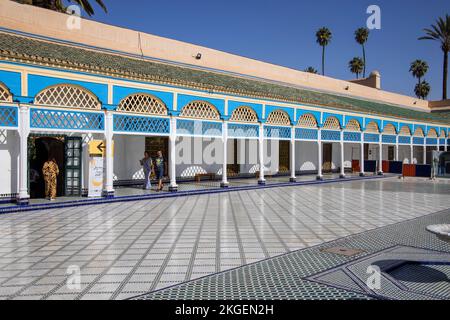 le palais bahia de 1859 dans la médina de marrakech maroc Banque D'Images