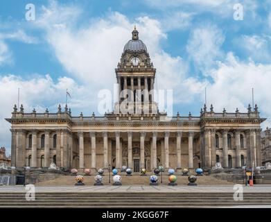 Hôtel de ville de Leeds i Banque D'Images