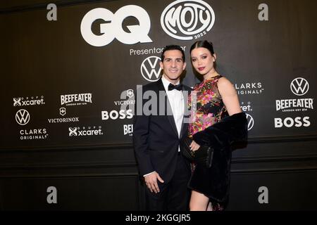 Mexico, Mexique: 22 novembre 2022, Romel Pacheco et Alhely Fallah assistent au tapis noir des GQ Men of the Year Awards au Proyecto Publicol Prim. Sur 22 novembre 2022 à Mexico, Mexique. (Credit image: © Carlos Tischler/eyepix via ZUMA Press Wire) Banque D'Images