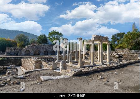 Ville ancienne de Stratonikeia à Eskihisar, Mugla, Turquie. Banque D'Images