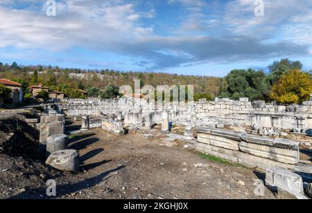 Ville ancienne de Stratonikeia à Eskihisar, Mugla, Turquie. Banque D'Images