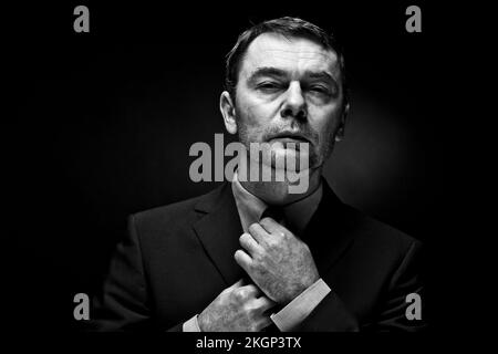 Portrait of mature man close up Banque D'Images