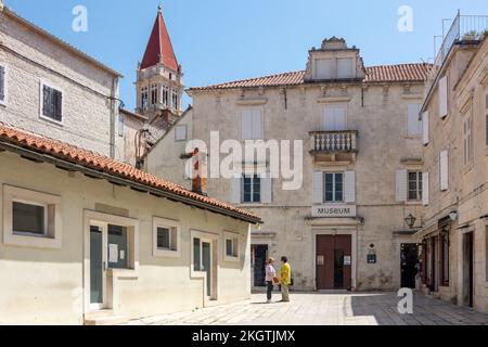 Musée de la ville de Trogir (Muzej grada Trogira), Kula SV.Marka, Vieille ville, Trogir, Comté de Split-Dalmatie, Croatie Banque D'Images