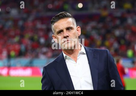 Al Rayyan, Qatar, 23rd novembre 2022. John Herdman entraîneur du Canada pendant le match de la coupe du monde de la FIFA 2022 au stade Ahmad bin Ali, Al Rayyan. Le crédit photo devrait se lire: David Klein / Sportimage Banque D'Images