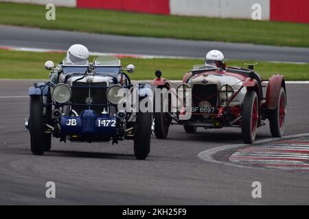 Richard Frankel, MG K3 Magnette, Nigel Dowding, Riley Brooklands, le «Mad Jack» pour les voitures de sport d'avant-guerre, une course de quarante-cinq minutes pour la légendaire pré-guerre Banque D'Images