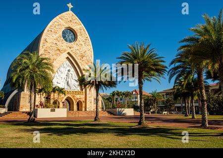 Église catholique Ave Maria, cercle d'Annonciation, Ave Maria, Floride Banque D'Images