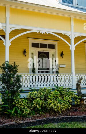 Everett Barnhill Residence, Retta Esplanade, Punta Gorda, Floride Banque D'Images