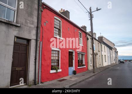 La grande rue principale de la ville de Galway. Banque D'Images