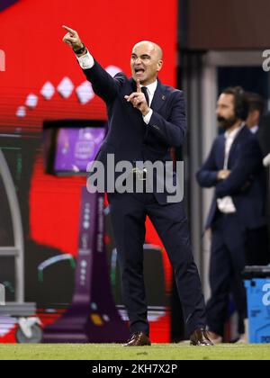 Al-Rayyan, Qatar. 23rd novembre 2022. AL-RAYYAN - (lr) lors de la coupe du monde de la FIFA, Qatar 2022, match du groupe F entre la Belgique et le Canada au stade Ahmad Bin Ali, sur 23 novembre 2022, à Al-Rayyan, au Qatar. AP | Dutch Height | MAURICE DE PIERRE crédit: ANP/Alay Live News Banque D'Images