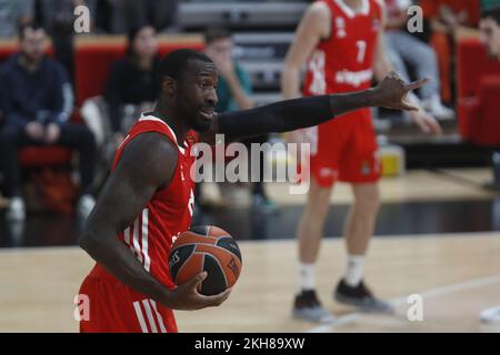 OTHELLO CHASSEUR de Bayern Munich pendant le match Euroligue de Turkish Airlines entre LDLC ASVEL Villeurbanne et FC Bayern Munich sur 23 novembre 2022 à Astroballe à Villeurbanne, France - photo: Romain Biard/DPPI/LiveMedia Banque D'Images