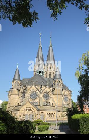 Ringkirche néo-roman, à Wiesbaden, Hesse, Allemagne, Europe Banque D'Images