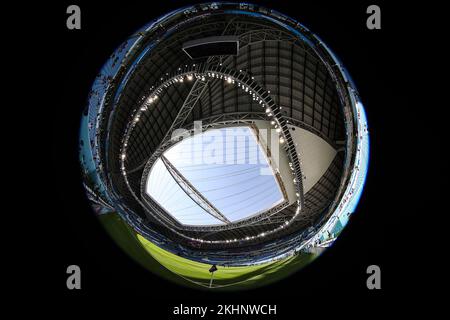 Al Wakrah, Qatar. 24th novembre 2022 ; stade Al Janoub, Al Wakrah, Qatar ; coupe du monde de football de la FIFA, Suisse contre Cameroun ; vue générale du stade Al Janoub crédit : Images sportives action plus/Alamy Live News Banque D'Images