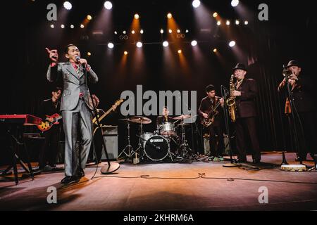 Berne, Suisse. 23rd novembre 2022. Le groupe japonais Osaka Monaurail joue un concert à Bierhübeli à Berne. (Crédit photo : Gonzales photo/Alamy Live News Banque D'Images