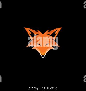 Illustration Fox Vector. Logo Fox simple. Fox Icon Design Illustration de Vecteur