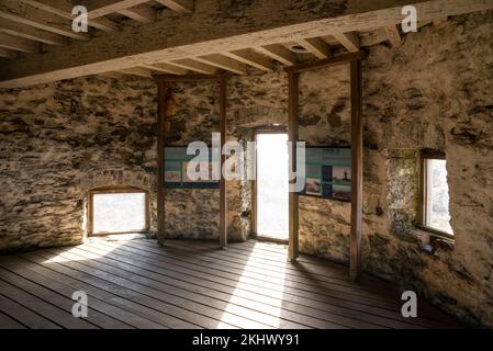 Parys Mountain Copper Mine, Amlwch, Anglesey, pays de Galles du Nord. Banque D'Images