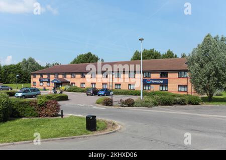 Travelodge & Little Chef, Lincoln, Thorpe on the Hill, LN6 9AJ Banque D'Images