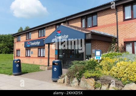 Travelodge & Little Chef, Lincoln, Thorpe on the Hill, LN6 9AJ Banque D'Images